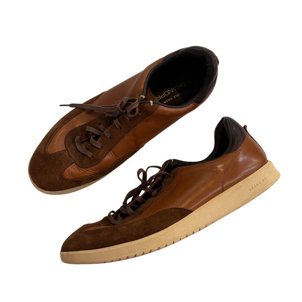 Cole Haan Men's Grandpro Turf Sneakers 13 W Brown C29166 Lightweight Leather